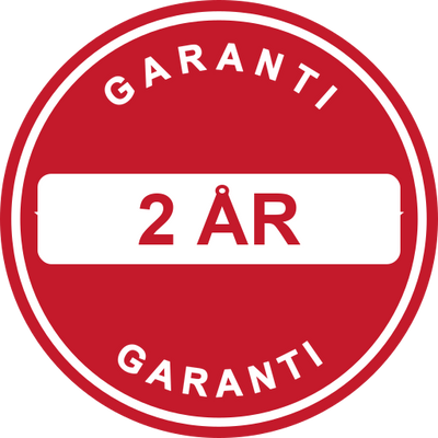 2 års garanti