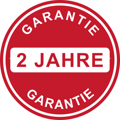 2 Jahre Garantie